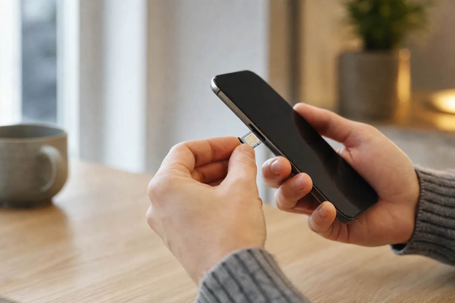 Byta till billigare mobil och sätta i nytt simkort